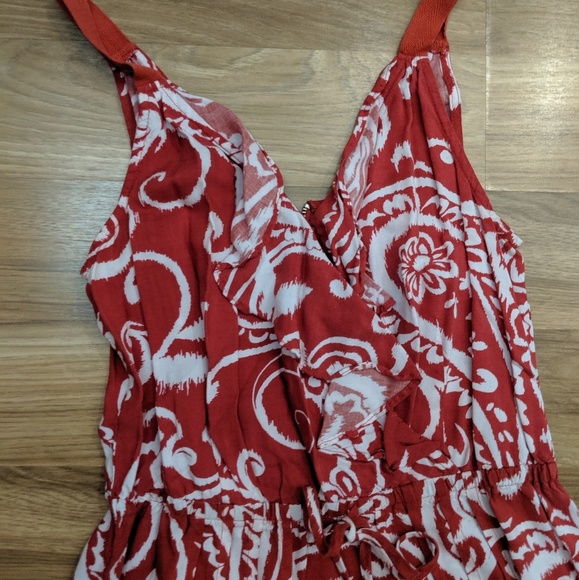 Elle Dress Size XS Burnt Orange/Red - Picture 2 of 6